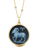 SARDONYX ARIES NECKLACE