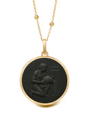 ONYX AQUARIUS NECKLACE