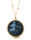 SARDONYX SAGITTARIUS NECKLACE