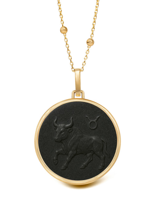 ONYX TAURUS NECKLACE