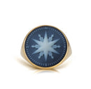 SARDONYX COMPASS RING