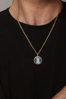 SARDONYX AMERICAN EAGLE COIN NECKLACE