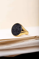 ONYX SAINT GEORGE RING