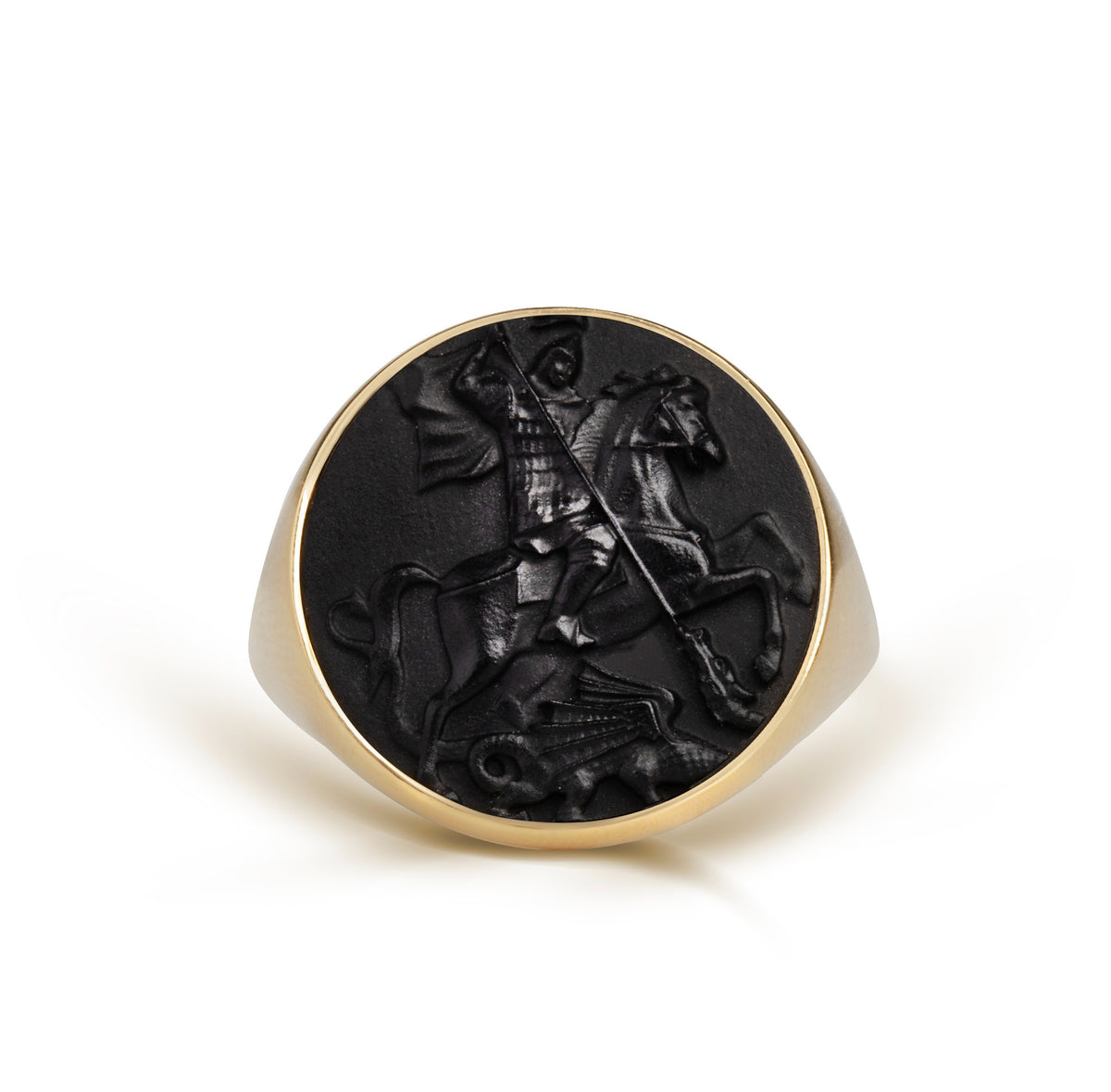 ONYX SAINT GEORGE RING