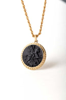 ONYX SAINT GEORGE NECKLACE