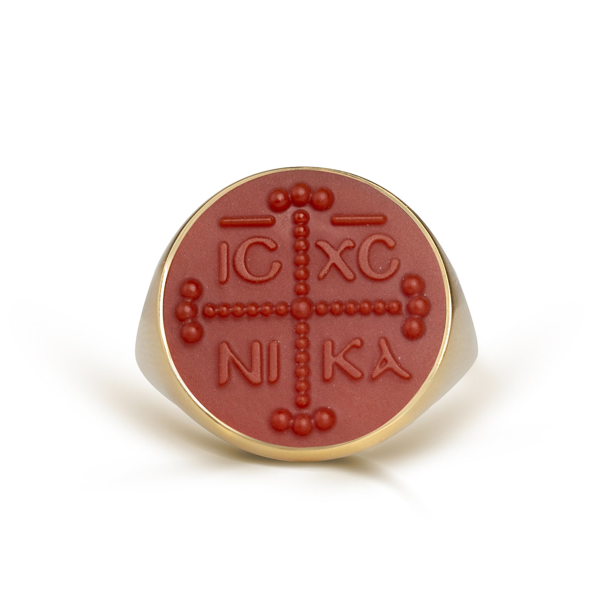 CARNELIAN ICXC NIKA RING