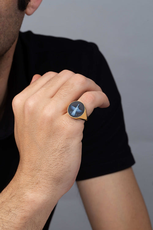 SARDONYX FARAVAHAR RING