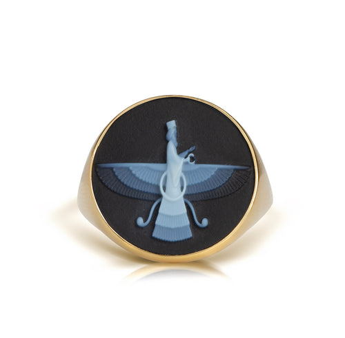 SARDONYX FARAVAHAR RING