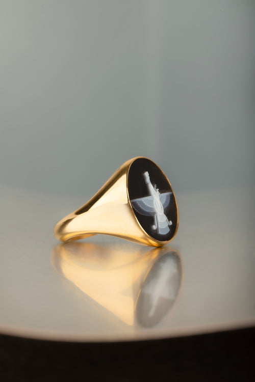 SARDONYX FARAVAHAR RING
