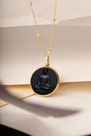 ONYX BUDDHA NECKLACE