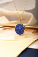 LAPIS LAZULI COMPASS NECKLACE