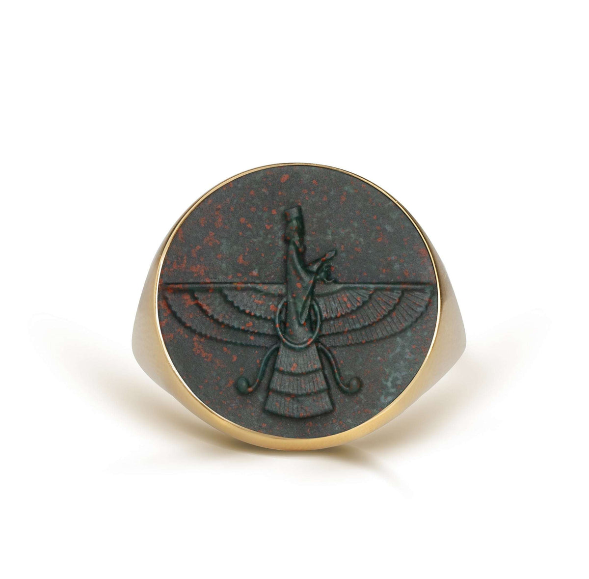 BLOODSTONE FARAVAHAR RING