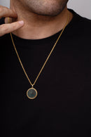 BLOODSTONE COMPASS NECKLACE