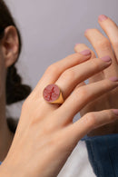 CARNELIAN FARAVAHAR RING