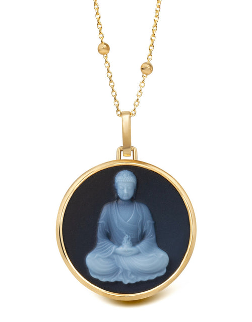 SARDONYX BUDDHA NECKLACE