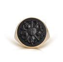ONYX LUTHER ROSE RING
