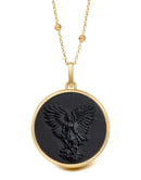 ONYX MICHAEL ARCHANGEL NECKLACE