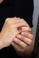 CARNELIAN BUDDHA RING