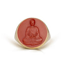 CARNELIAN BUDDHA RING