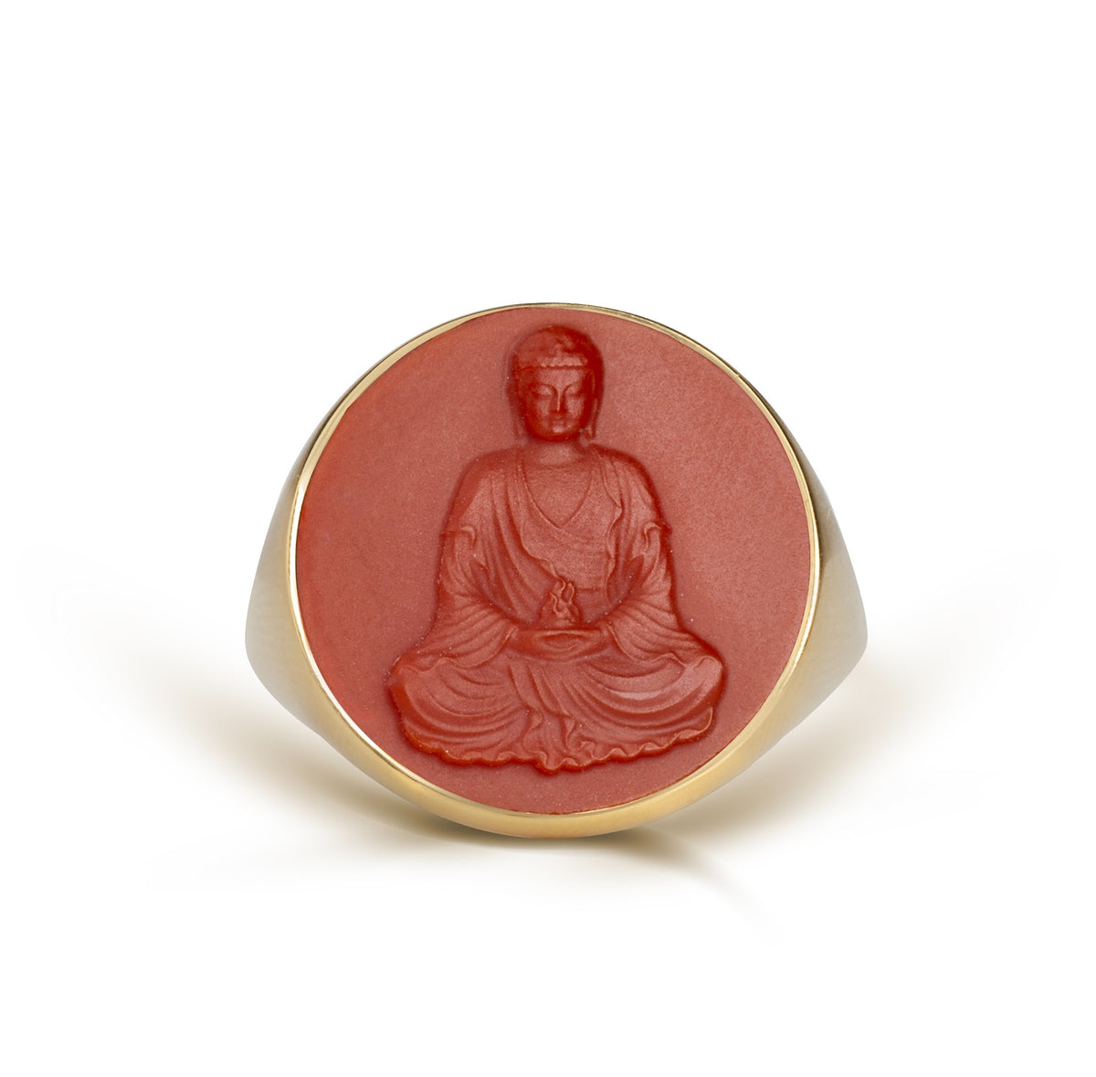 CARNELIAN BUDDHA RING