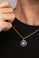 SARDONYX COMPASS NECKLACE