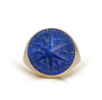 LAPIS LAZULI COMPASS RING