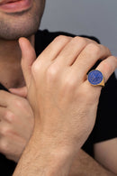 LAPIS LAZULI COMPASS RING
