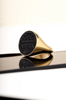 ONYX ICXC NIKA RING