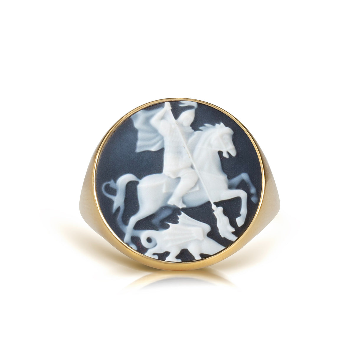SARDONYX SAINT GEORGE RING