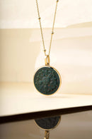 BLOODSTONE LUTHER ROSE NECKLACE
