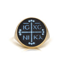 SARDONYX ICXC NIKA RING