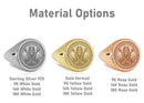 14K Gold Grim Reaper Signet Ring
