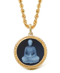 SARDONYX BUDDHA NECKLACE