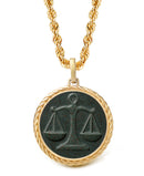 BLOODSTONE LIBRA NECKLACE