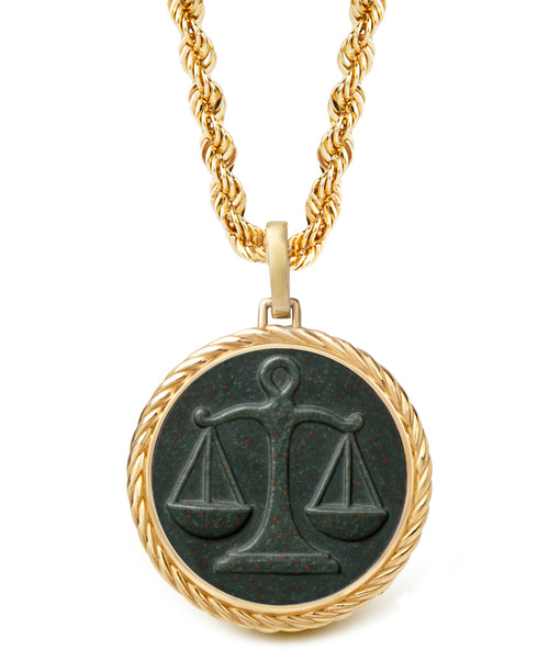 BLOODSTONE LIBRA NECKLACE