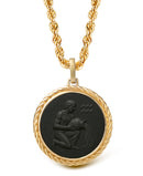 ONYX AQUARIUS NECKLACE