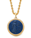LAPIS LAZULI VIRGO NECKLACE