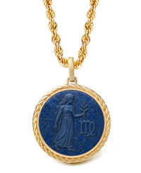 LAPIS LAZULI VIRGO NECKLACE