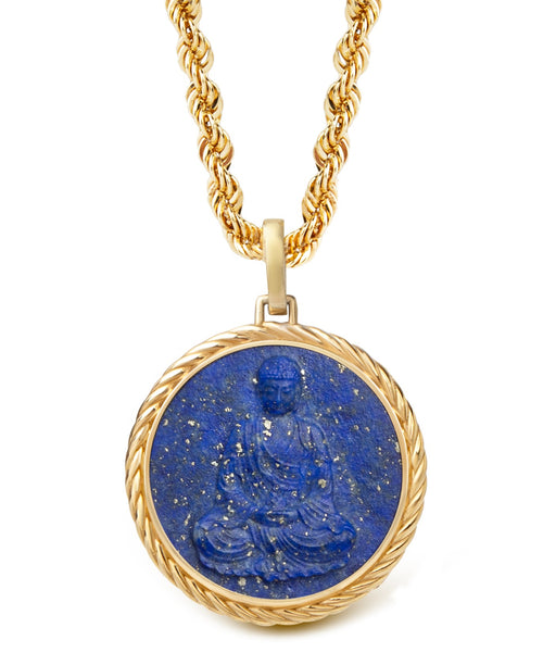 LAPIS LAZULI BUDDHA NECKLACE