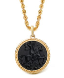 ONYX SAINT GEORGE NECKLACE