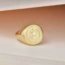 14K Gold Pharmacist Signet Ring