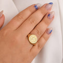 14K Gold Pharmacist Signet Ring