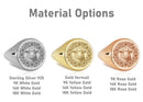 14K Gold Sheep Signet Ring
