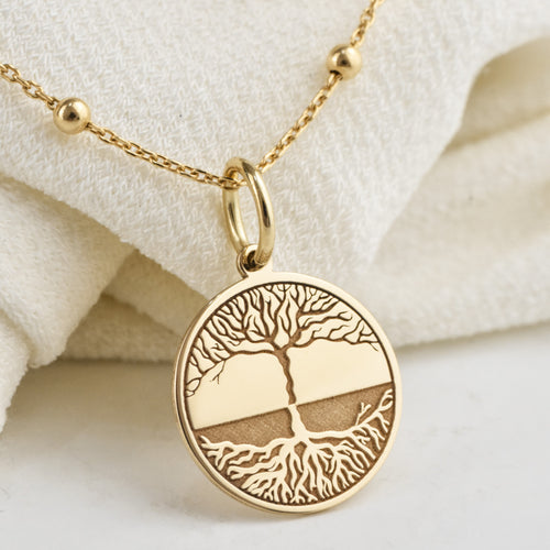 14K Gold Tree of Life Necklace