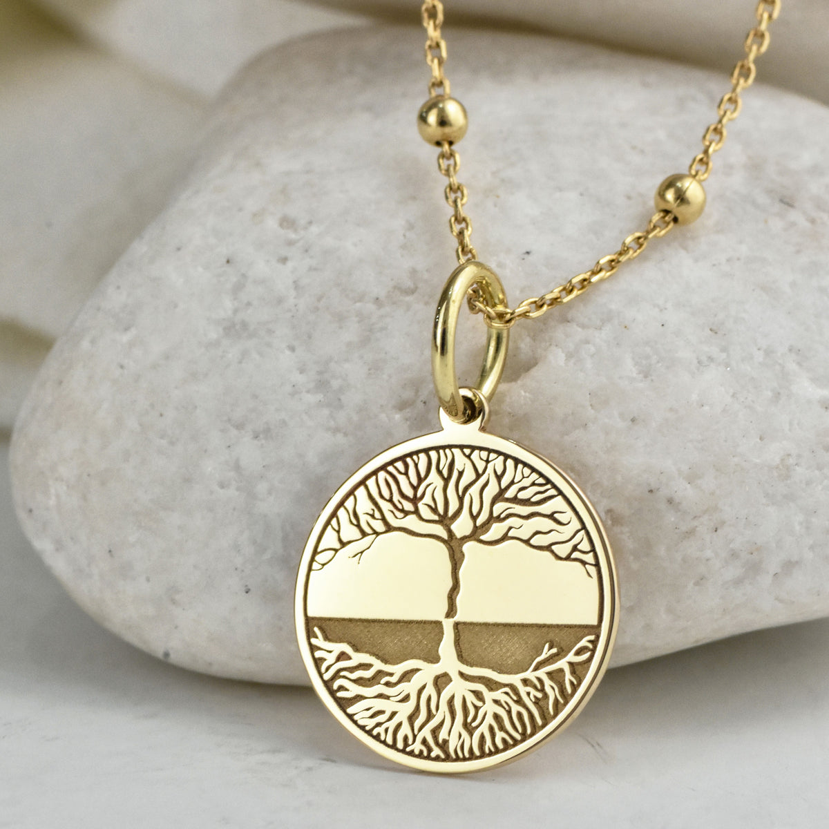 14K Gold Tree of Life Necklace