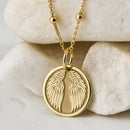 14K Gold Angel Wings Necklace