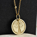 14K Gold Angel Wings Necklace