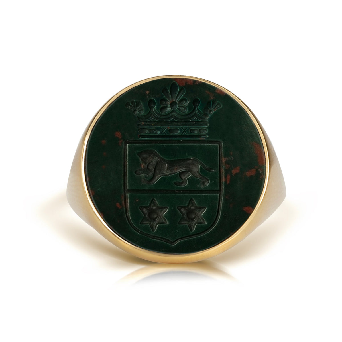 BLOODSTONE FAMILY CREST RING