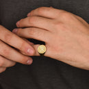 14K Gold Butterfly Signet Ring
