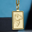 14K Gold Camel Pendant Necklace